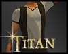 TT*Tan Shirt Brown Vest