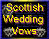 Scottish Wedding Vows