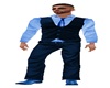Blue Suit Shoes
