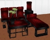 SG Livingroom Set Red