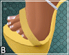 Daisy Yellow Open Toe