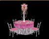 Pink&Silver Table for 4