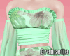 𝐂 Green Printed Dress