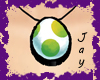 Yoshi Egg Necklace