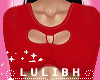 LL** Busty Top red