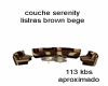 couch serenyt brown bege