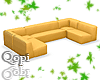 Gold Big Sofa