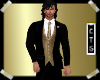 CTG BLACK SUIT/GOLD VEST