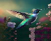 Hummingbird Sleigh Bed