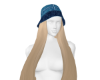 Blue Reign hat and hair