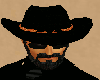 (K) Black Cowboy Hat