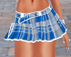 ~S Sassy Blu Plaid Skirt