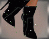 Black Glitter Boots