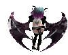 Purple White wings
