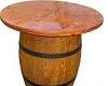Old West Barrel Table