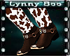 Tan Moo Cowgirl Boots