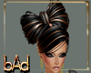 Bow Updo Black+Gold