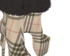 burr fur boots