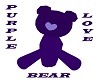 Purple Love Bear