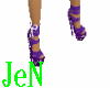 purple hot heels