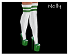 !RLL Green Socks & Heels