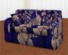 Blue Peacock Couch