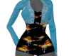 BtrflyDripped Crop/Romp
