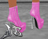 JB Pink Zippered Heels