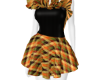Fall Ruffle Mini Dress