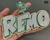 M Remo Street Sign Chain