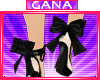 G; Ankle Bows {Black}