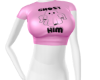 Ghost Him Pink Tee Busty