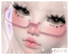 ♡ glasses | pink