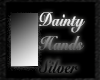 [Cz]Dainty Hands Silver