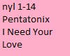 Pentatonix Need Ur Love
