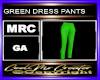 GREEN DRESS PANTS