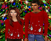 Red Snowman Sweater F