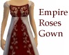 Empiress Rose Gown