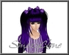 Purple Hair with Bow
