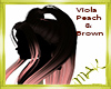 Viola Peach & Brown