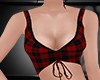 Plaid top mini