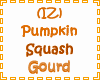 (IZ) Pumpkn Squash Gourd