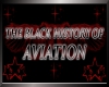 BLACK AVIATION BANNER