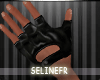 {SN} black gloves