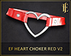 EF Heart Choker Red v2