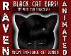 EARS BLACK CAT ANIMATED