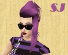 SJ Purple Punky hair