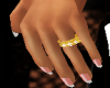 Wedding Ring W/3Diamonds