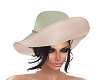 SR~Nuska Beige Green Hat