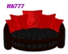 HB777 Cdl Chair Bk/rd